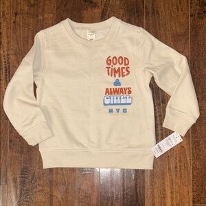 OshKosh B'gosh Cream Sweatshirt with Fun Graphic